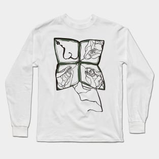 Single Line - Wise? Long Sleeve T-Shirt